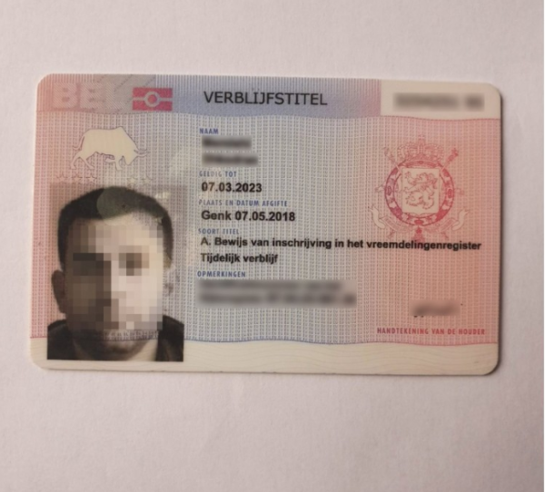 Buy Belgium Permanent Residence Card Online