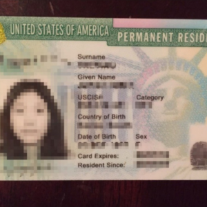 Buy United States Permanent Residence Card Online